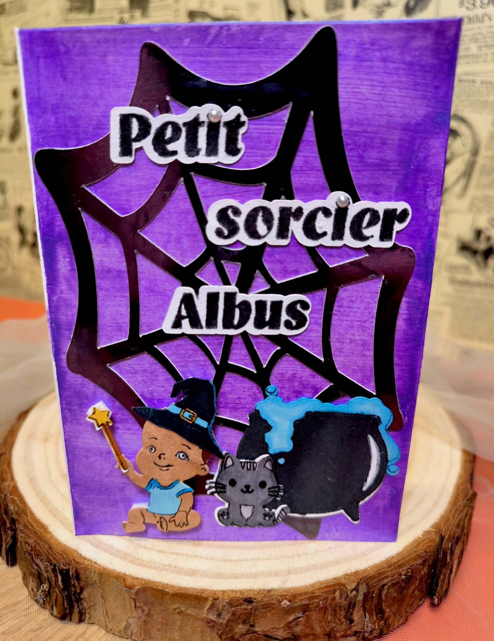 Carte naissance petit sorcier 1