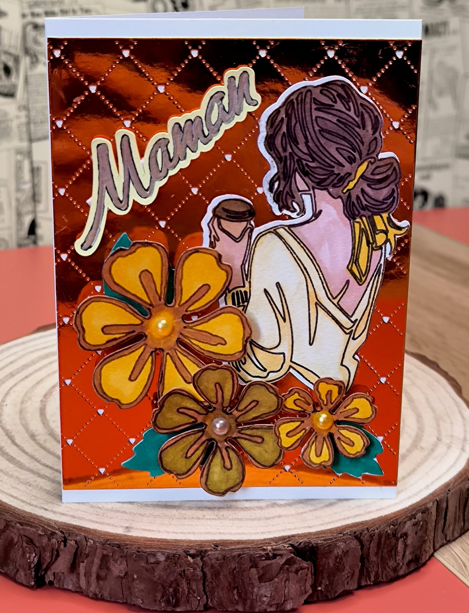 Carte Maman Brillante 1