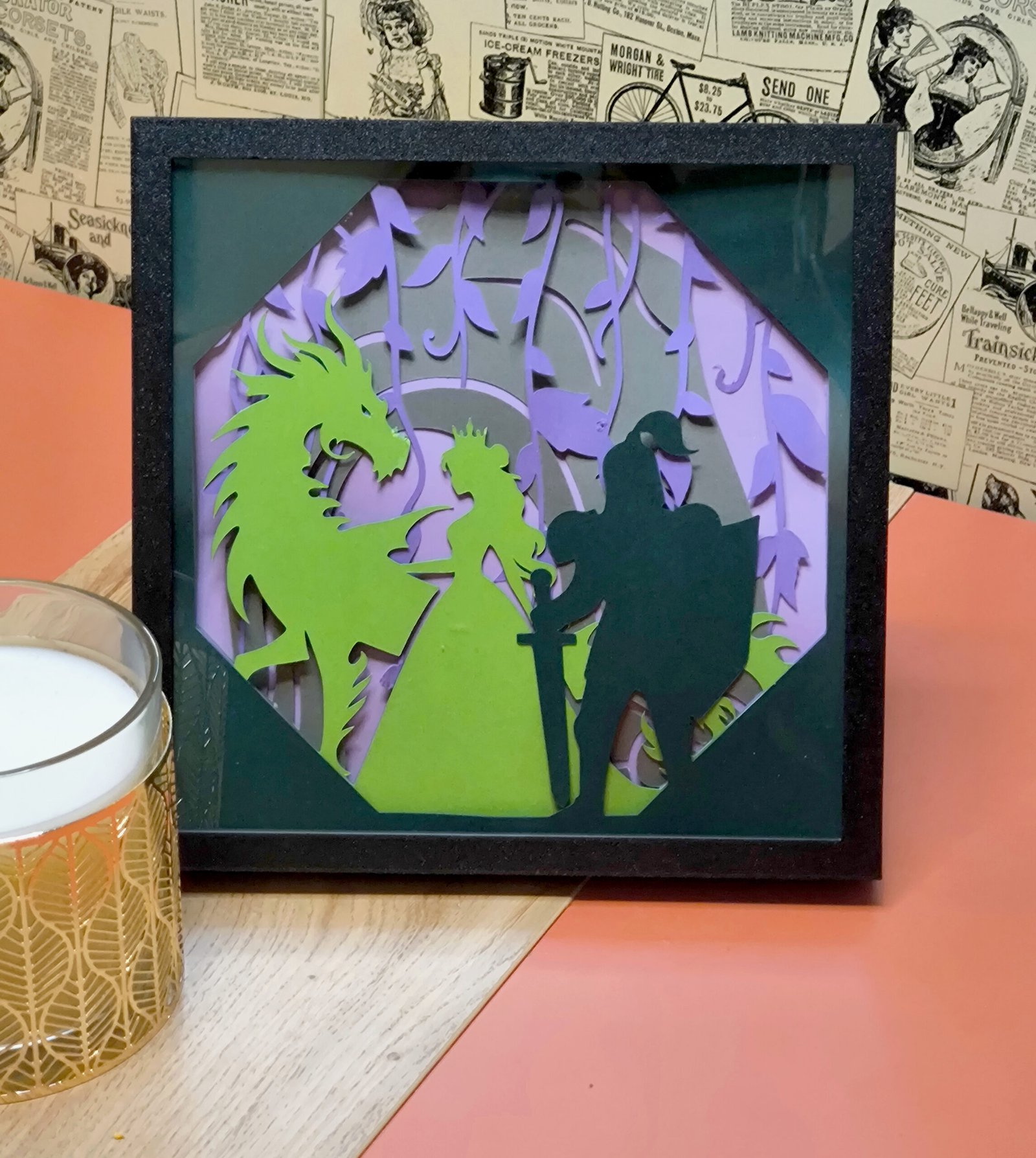 Papercut La Princesse Au Dragon