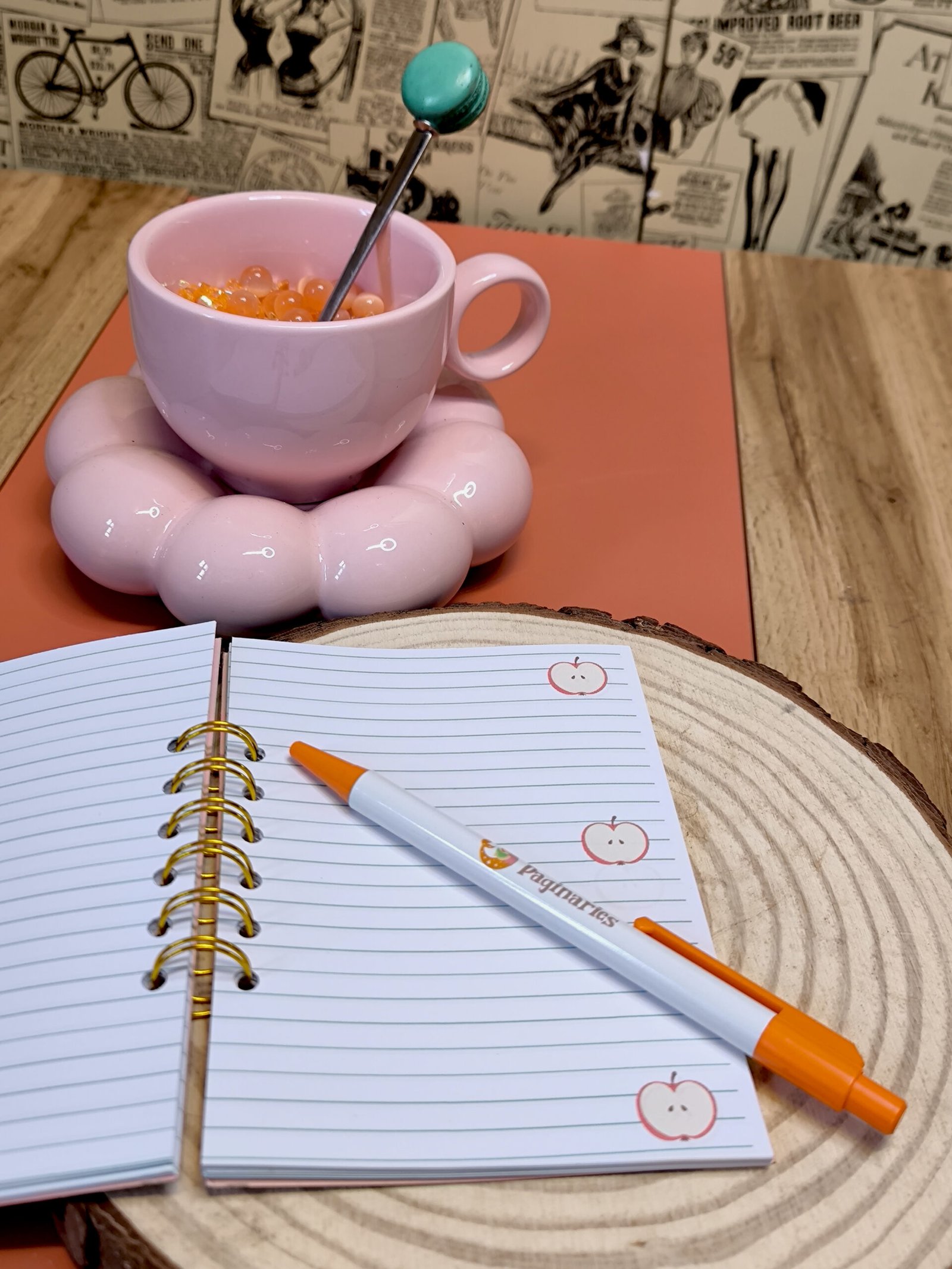 Carnet à anneaux Miss Pomme 2