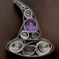 Magnet Quilling Chapeau de Sorcière 1